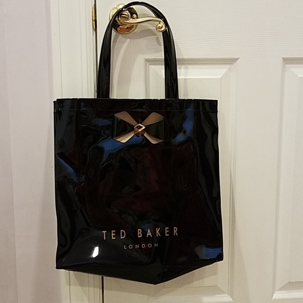 Ted Baker Black Patent Tote